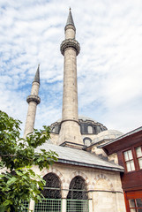 Fototapeta na wymiar Istanbul, Turkey, 1 July 2011: Nurbanu Validei Atik Sultan Mosque is an Ottoman mosque in the Uskudar district of Istanbul.