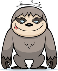 Cartoon Stupid Sloth