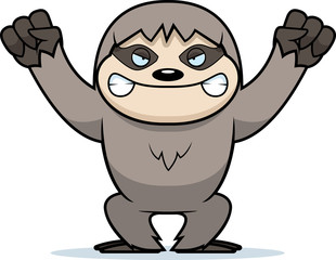 Angry Cartoon Sloth