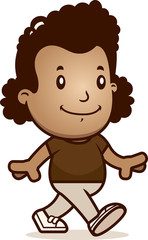 Cartoon Girl Walking