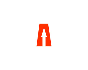 a letter arrow logo