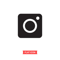 Photo camera vector icon