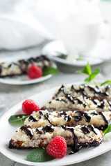 Gluten free cookies biscotti with berries