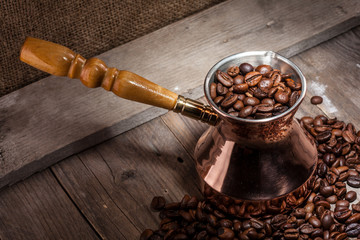coffee beans and turk