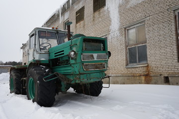 old tractor