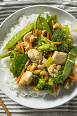 Homemade Asian Cashew Chicken Stir Fry
