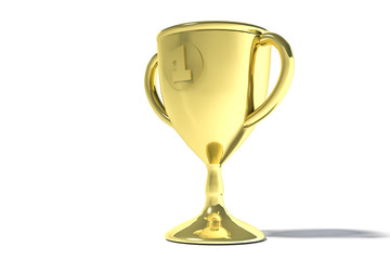 gold cup winner 3d
