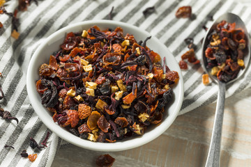 Dry Organic Berry Hibiscus Tea Leaves