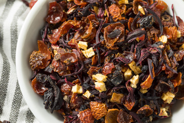 Dry Organic Berry Hibiscus Tea Leaves