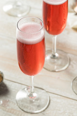 Sweet homemade Rose Mimosas