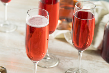Sweet homemade Rose Mimosas