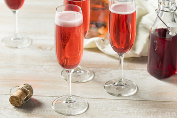 Sweet homemade Rose Mimosas
