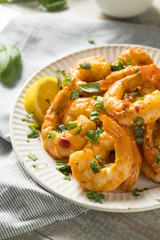 Homemade Spicy Garlic Shrimp
