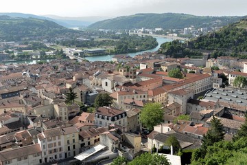Fototapeta na wymiar Panorama de Vienne 
