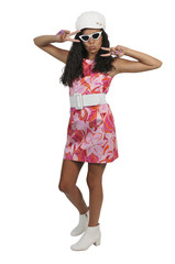 Beautiful Woman in a vintage dress