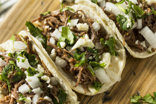 Spicy Homemade Beef Barbacoa Tacos