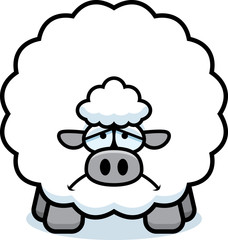 Sad Cartoon Sheep