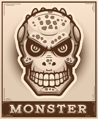 Reptilian Poster Illustration