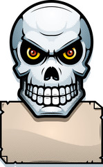 Skull Sign Illustration