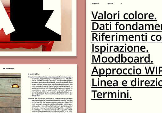 Layout presentazione per promozione interattiva
