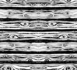 Background of wooden logs hand drawn