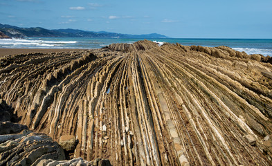 Spanien - Baskenland - Zumaia - Itzurun Flysch