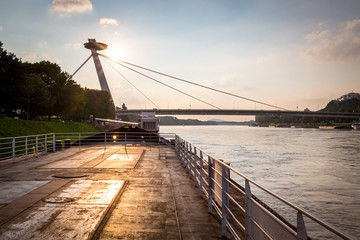 Bridge of Slovak National Upraising, Bratislava, Slovakia