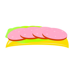 abstract burger object
