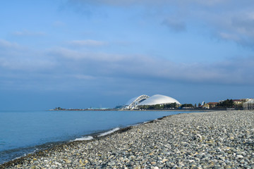 black sea coast in Sochi area of Imereti resort