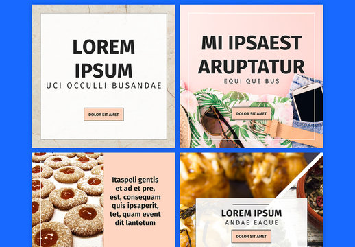 Schlichtes Social Media Kit f&uuml;r Instagram