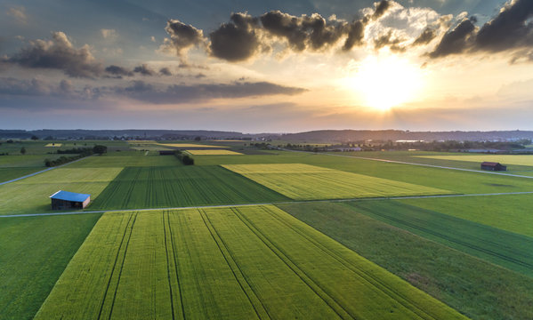 Landschaft in Bayern, Mindelheim, Unterallgäu