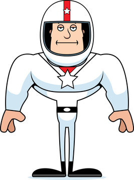 recommend clip art: Cartoon Bored Race Car Driver