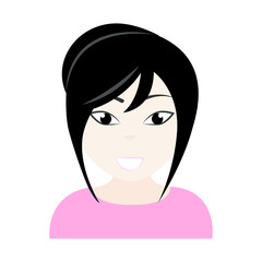 Abstract ethnic person