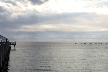 Gray day at the beach