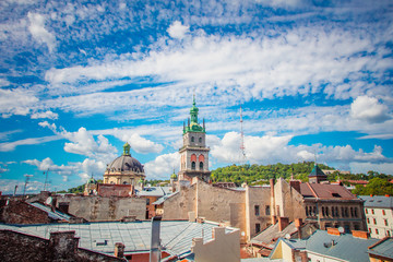 Lviv panoramic view