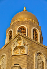 Obraz premium Dome of Minaret of Masjid (Mosque)