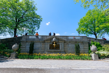 Scenery of Central Park at spring in NYC