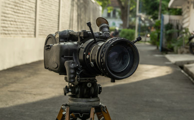 Vintage movie camera