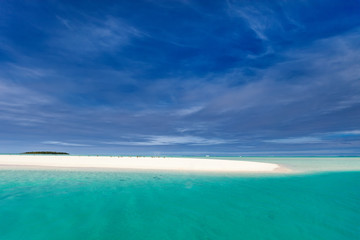 Obraz premium Stunning tropical lagoon and exotic islands in Pacific