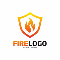 Fire Logo Vector Element Symbol Template