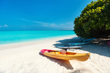 Kayak at beach