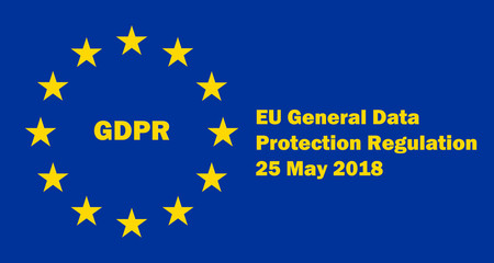 Obraz na płótnie Canvas General rules on data protection GDPR 