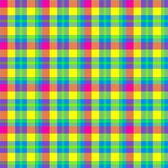Tartan striped rainbow bright colors colorful optimistic fun joyful pattern seamless design