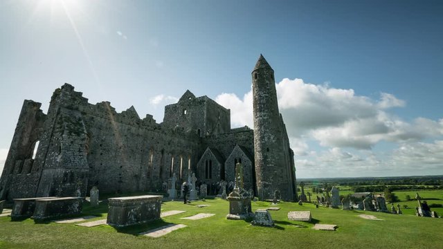 Timelapse - Rock of Cashel cathedral