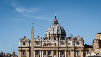 Obraz premium Saint Peter's Basilica in the Vatican City, Rome, Italy