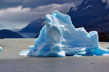 iceberg in patagonia