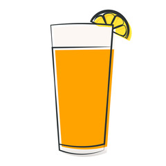 Abstract delicious cocktail