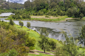 Fototapeta na wymiar Upper reaches of Brisbane river