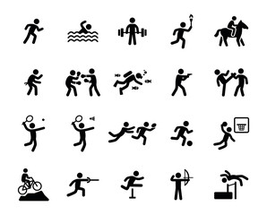 Sports icon set