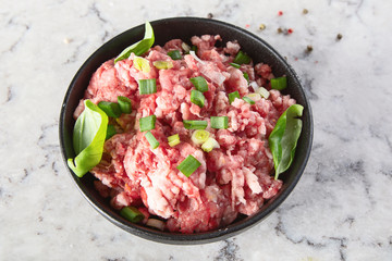 Raw minced meat